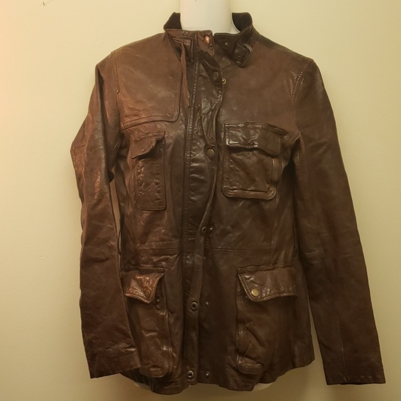 gap leather jacket